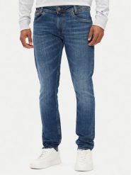 Pepe Jeans Jeansy PM207391 Niebieski Tapered Fit. Niebieskie jeansy Pepe Jeans, m. Za 319.99 zł.