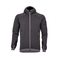 Bluza polarowa trekkingowa męska Milo Heyoo. Szare bluzy z kapturem Milo, m, bez wzorów, z materiału, z kapturem. Za 519.99 zł.