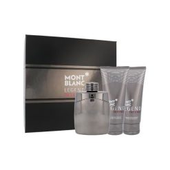 MONT BLANC Legend Intense Zestaw dla mężczyzn EDT 100ml + 100ml Balsam po goleniu + 100ml Żel pod prysznic. Zestawy kosmetyków marki MONT BLANC. Za 196.11 zł.