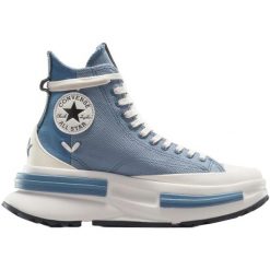 Buty sportowe Converse Run Star Legacy CX Platform Crafted Laces. Niebieskie buty do biegania Converse, bez wzorów, bez zapięcia, na fitness i siłownię. Za 790.00 zł.