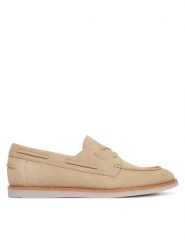 Guess Półbuty FMJOPP SUE14 Beżowy. Brązowe eleganckie półbuty Guess, z aplikacjami, ze skóry, bez obcasa, bez zapięcia. Za 639.99 zł.