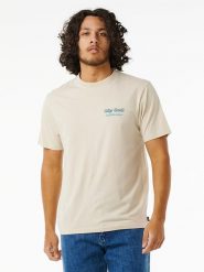 Rip Curl Koszulka w kolorze kremowym rozmiar: M. Brązowe bezrękawniki Rip Curl, m, bez wzorów, z bawełny, bez kołnierzyka, bez ramiączek. Za 61.89 zł.