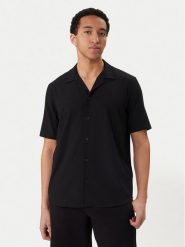 KARL LAGERFELD Koszula 605942 562034 Czarny Regular Fit. Czarne koszule KARL LAGERFELD, m, bez wzorów, z syntetyku, bez kołnierzyka, bez ramiączek. Za 669.99 zł.