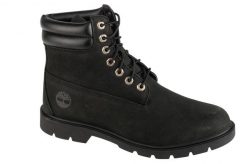 Trapery męskie, 6 IN Basic Boot. Czarne trapery Timberland, z materiału, przed kolano, bez zapięcia. Za 681.83 zł.