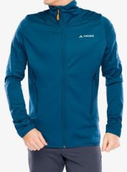 Kurtka polarowa męska Vaude Monviso Fleece FZ Jacket II - baltic sea uni. Zielone kurtki Vaude, m, bez wzorów, z lycry, bez kaptura. Za 356.39 zł.