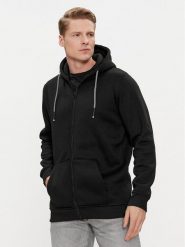 Brave Soul Bluza MSS-628SPECTRUMF Czarny Straight Fit. Czarne bluzy Brave Soul, m, bez wzorów, z syntetyku, bez kaptura. Za 99.99 zł.