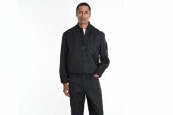 La Haine Inside Us Kurtka Bomber | 3Z M1205 | Mężczyzna | Czarny. Czarne kurtki La Haine Inside Us, l, bez wzorów, z bawełny, bez kaptura. Za 899.00 zł.