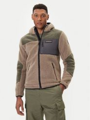 Napapijri Polar Yupik NP0A4GNS Zielony Regular Fit. Zielone bluzy z polaru Napapijri, l, bez wzorów, z polaru, bez kaptura. Za 749.99 zł.