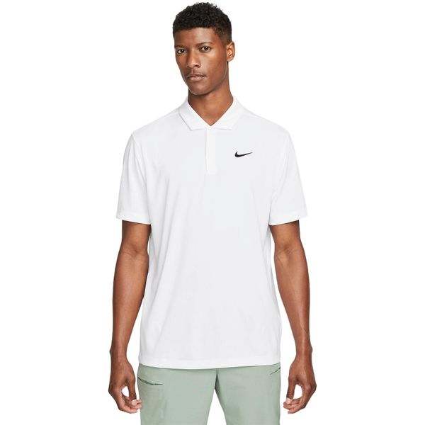 Podkoszulek Nike Dri-Fit Tennis Polo, Biały, Mężczyźni. Białe podkoszulki Nike, m, bez wzorów, z materiału, bez ramiączek. Za 333.00 zł.
