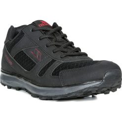 Buty turystyczne "Acute" w kolorze czarnym. Czarne buty trekkingowe Trespass Men, bez wzorów, z materiału, bez zapięcia. W wyprzedaży za 153.95 zł.