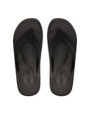 Calvin Klein Japonki Logo Webbing Strap HM0HM02106 Czarny. Czarne japonki CALVIN KLEIN, bez wzorów, z materiału. Za 189.99 zł.