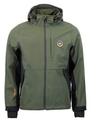 Peak Mountain Kurtka softshellowa w kolorze khaki rozmiar: XXL. Brązowe kurtki outdoor i hardshell Peak Mountain, xxl, bez wzorów, bez kaptura. Za 260.99 zł.