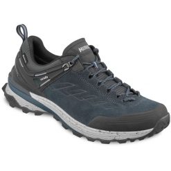 Buty turystyczne męskie MEINDL Dallas GTX z membraną Gore-Tex. Niebieskie buty turystyczne MEINDL, bez wzorów, z gore-texu, bez zapięcia, trekkingowe, gore-tex. Za 999.90 zł.