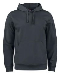 Clique Basic Active Hoody – uniwersalna bluza z kapturem, 100% poliester – black. Czarne bluzy z kapturem CLIQUE, m, bez wzorów, z poliesteru, z kapturem. Za 190.50 zł.