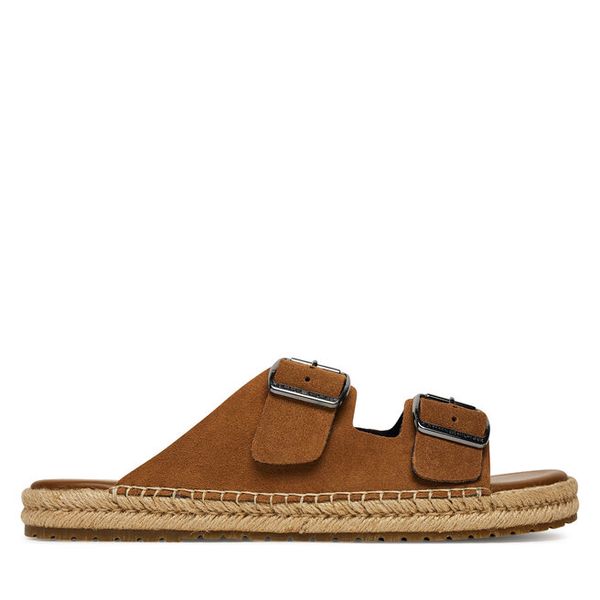 Klapki Tommy Hilfiger. Brązowe klapki Tommy Hilfiger. Za 222.99 zł.
