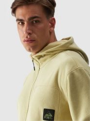 4F Polar z kapturem oversize męski - oliwkowy/khaki XXL. Brązowe bluzy z polaru 4F, na zimę, m, bez wzorów, z dzianiny, z kapturem. W wyprzedaży za 79.99 zł.
