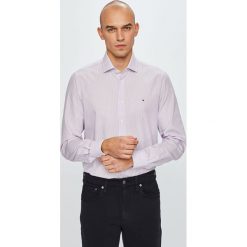 Tommy Hilfiger Tailored - Koszula. Fioletowe koszule Tommy Hilfiger Tailored, s, bez wzorów, z bawełny, bez kołnierzyka, bez ramiączek. W wyprzedaży za 199.90 zł.