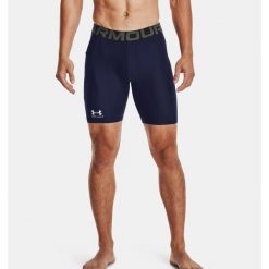 Spodenki męskie Under Armour HG Armour Shorts. Niebieskie odzież kompresyjna Under Armour, m, bez wzorów, na fitness i siłownię. Za 99.99 zł.