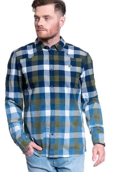 MĘSKA KOSZULA MATERIAŁOWA MUSTANG CASPER FADE WASH 1009894 11796. Koszule Mustang, m, bez wzorów, z materiału, bez kołnierzyka, bez ramiączek. W wyprzedaży za 34.99 zł.