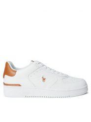 Polo Ralph Lauren Sneakersy Masters Court 809923071002 Biały. Białe buty sportowe casual Polo Ralph Lauren, bez wzorów, ze skóry, bez zapięcia. Za 699.99 zł.