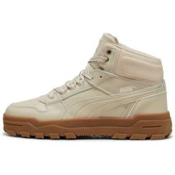 Adidasy Puma Rebound, Dla obu płci. Brązowe buty trekkingowe Puma, bez wzorów, z syntetyku, bez zapięcia. Za 490.00 zł.