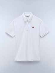 Napapijri Koszulka polo w kolorze białym rozmiar: 3XL. Białe koszulki polo Napapijri, xl, bez wzorów, z bawełny, bez kołnierzyka, bez ramiączek. Za 154.79 zł.