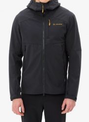 Kurtka softshell męska Vaude Roccia Softshell Jacket II. Czarne kurtki Vaude, m, bez wzorów, z materiału, bez kaptura. Za 670.99 zł.