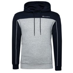 Bluza trekking męska Hoodie. Szare bluzy z kapturem Champion, m, bez wzorów, z bawełny, z kapturem. Za 250.00 zł.