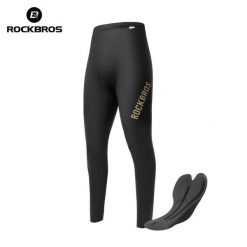 Spodenki kolarskie z włoską wkładką ROCKBROS. Czarne spodenki rowerowe ROCKBROS, s, bez wzorów, z nylonu, na fitness i siłownię. Za 306.24 zł.
