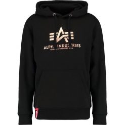 Alpha Industries BASIC HOODY Bluza z kapturem black copper. Bluzy marki Alpha Industries. W wyprzedaży za 224.10 zł.