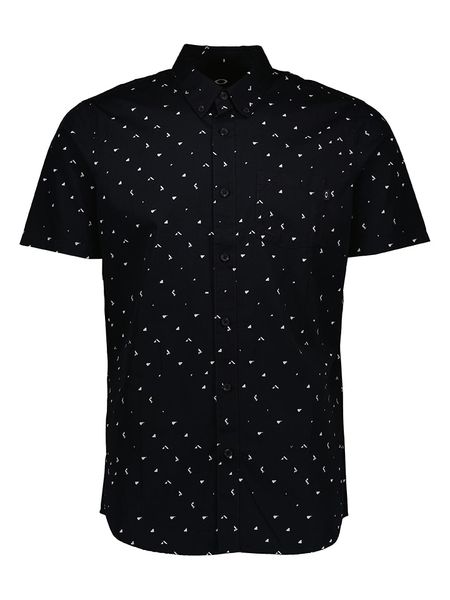 Oakley Koszula "Splash" - Slim fit - w kolorze czarnym rozmiar: M. Czarne koszule Oakley, m, bez wzorów, z bawełny, bez kołnierzyka, bez ramiączek. Za 109.00 zł.