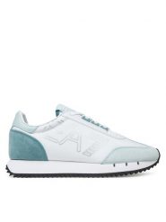 EA7 Emporio Armani Sneakersy X8X101 XK257 U452 Biały. Białe buty sportowe casual EA7 Emporio Armani, bez wzorów, ze skóry, bez zapięcia. Za 669.99 zł.