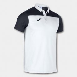 Koszulka polo do tenisa męska Joma Hobby II. Białe koszulki polo Joma, m, bez wzorów, bez kołnierzyka, bez ramiączek. W wyprzedaży za 124.15 zł.