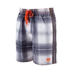 Arena Szorty męskie PRINTED CHECK BERMUDA white, mango, asphalt r. M. Odzież kąpielowa marki Arena. Za 66.14 zł.