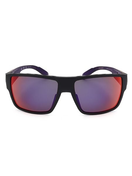 Adidas Męskie okulary przeciwsłoneczne w kolorze czarno-fioletowo-pomarańczowym rozmiar: 57. Czarne okulary przeciwsłoneczne Adidas. Za 244.80 zł.