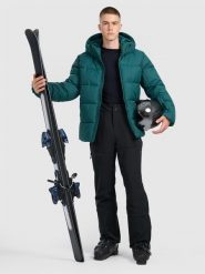 4F Spodnie narciarskie softshellowe membrana 10000 męskie - czarne L. Czarne spodnie narciarskie i snowboardowe 4F, l, bez wzorów, z materiału, narciarskie. Za 699.99 zł.