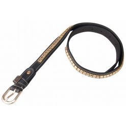 Pasek klinowy T de T. Czarne paski T DE T, bez wzorów. Za 146.50 zł.