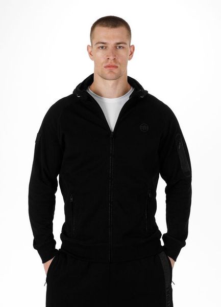 Bluza męska Pitbull rozpinana z kapturem Beachfront. Czarne bluzy z kapturem PITBULL, l, z aplikacjami, z bawełny, z kapturem. Za 289.00 zł.