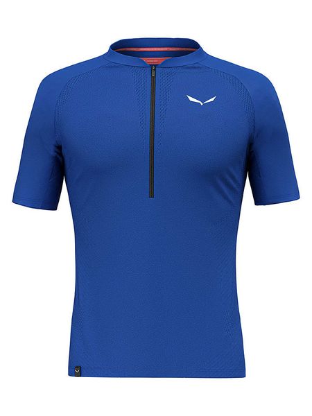 Salewa Koszulka funkcyjna "Pedroc Pro Dry" w kolorze niebieskim rozmiar: M/L. Niebieskie t-shirty sportowe Salewa, bez wzorów, bez ramiączek, outdoorowe. Za 209.82 zł.
