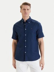 Tommy Hilfiger Koszula MW0MW42450 Granatowy Regular Fit. Niebieskie koszule Tommy Hilfiger, m, bez wzorów, z bawełny, bez kołnierzyka, bez ramiączek. Za 369.99 zł.