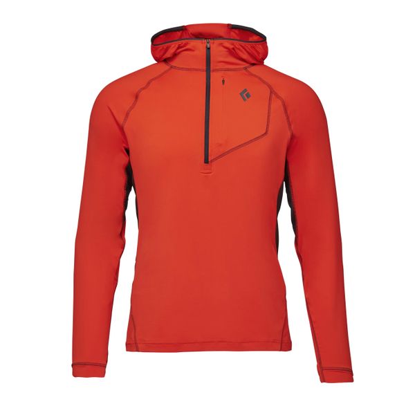 Bluza z kapturem Black Diamond Alpenglow Pro. Brązowe bluzy Black Diamond, s, bez wzorów, z dżerseju, z kapturem. Za 505.35 zł.