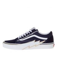 Vans Sneakersy "Old Skool Bolt" w kolorze granatowym rozmiar: 43. Niebieskie buty sportowe casual Vans, bez wzorów, z materiału, bez zapięcia. Za 171.28 zł.