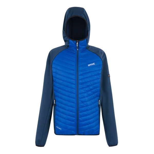 Męska Kurtka Hybrydowa Andreson. Niebieskie kurtki Regatta, m, bez wzorów, z puchu, bez kaptura. Za 115.99 zł.