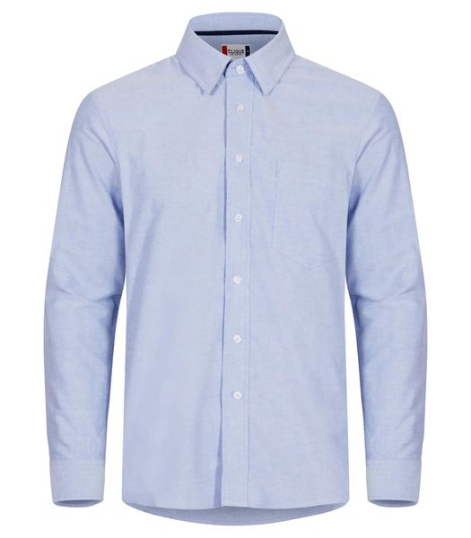 Clique Oxford koszula Oxford z długim rękawem bawełniana – royal blue. Niebieskie koszule CLIQUE, m, bez wzorów, z bawełny, bez kołnierzyka, bez ramiączek. Za 229.15 zł.
