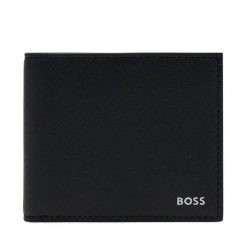 Portfel BOSS. Czarne portfele Boss, bez wzorów. Za 319.99 zł.