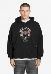 Bluza sportowa męska Prosto Athletic z kapturem. Czarne bluzy z kapturem Prosto., m, z aplikacjami, z bawełny, z kapturem. Za 163.99 zł.