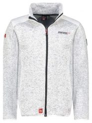 ANAPURNA Kurtka polarowa "Titlana" w kolorze białym rozmiar: 3XL. Brązowe kurtki ANAPURNA, xl, bez wzorów, z polaru, bez kaptura. Za 162.95 zł.