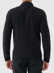 4F Kurtka polarowa w kolorze czarnym rozmiar: L. Czarne kurtki 4F, l, bez wzorów, z materiału, bez kaptura. Za 251.45 zł.