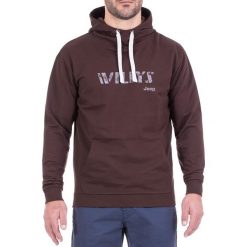Bluza w kolorze bordowym. Bluzy z kapturem marki Jeep, m, z kapturem. W wyprzedaży za 119.95 zł.
