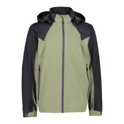 Kurtka męska turystyczna CMP 31Z5557. Czarne kurtki CMP, l, bez wzorów, bez kaptura. W wyprzedaży za 214.99 zł.